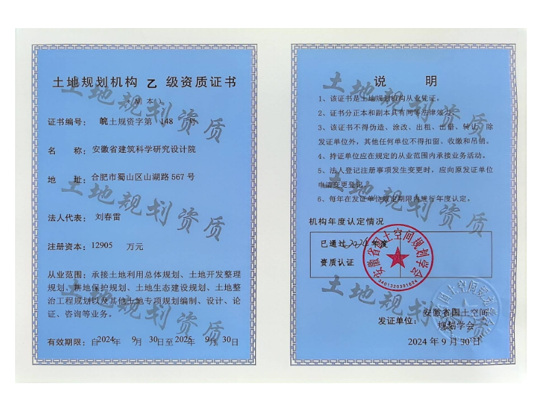 土地規劃資質
